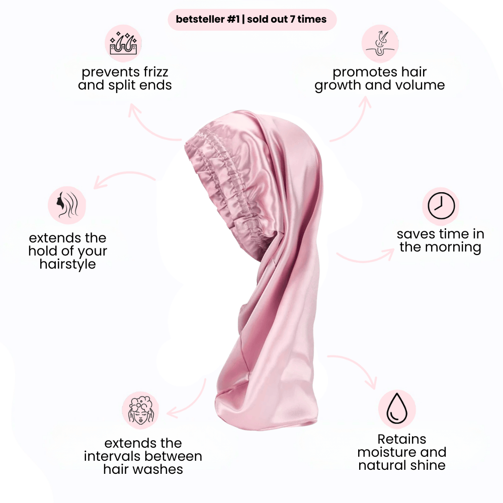 Deluxe Silk Bonnet "Cascade"