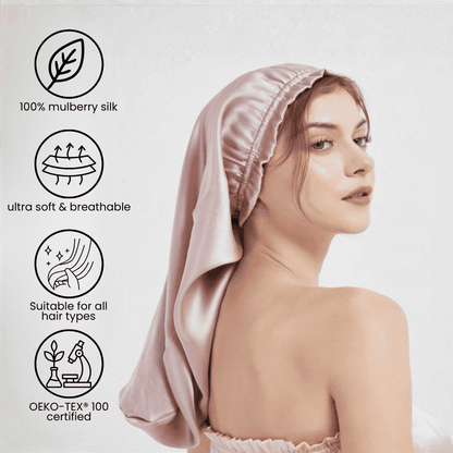 Deluxe Silk Bonnet "Cascade"