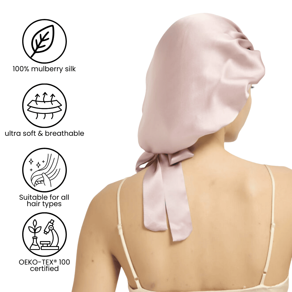 Deluxe Silk Bonnet "Bow"