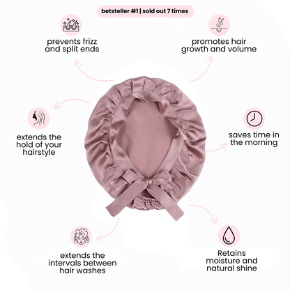 Deluxe Silk Bonnet "Bow"