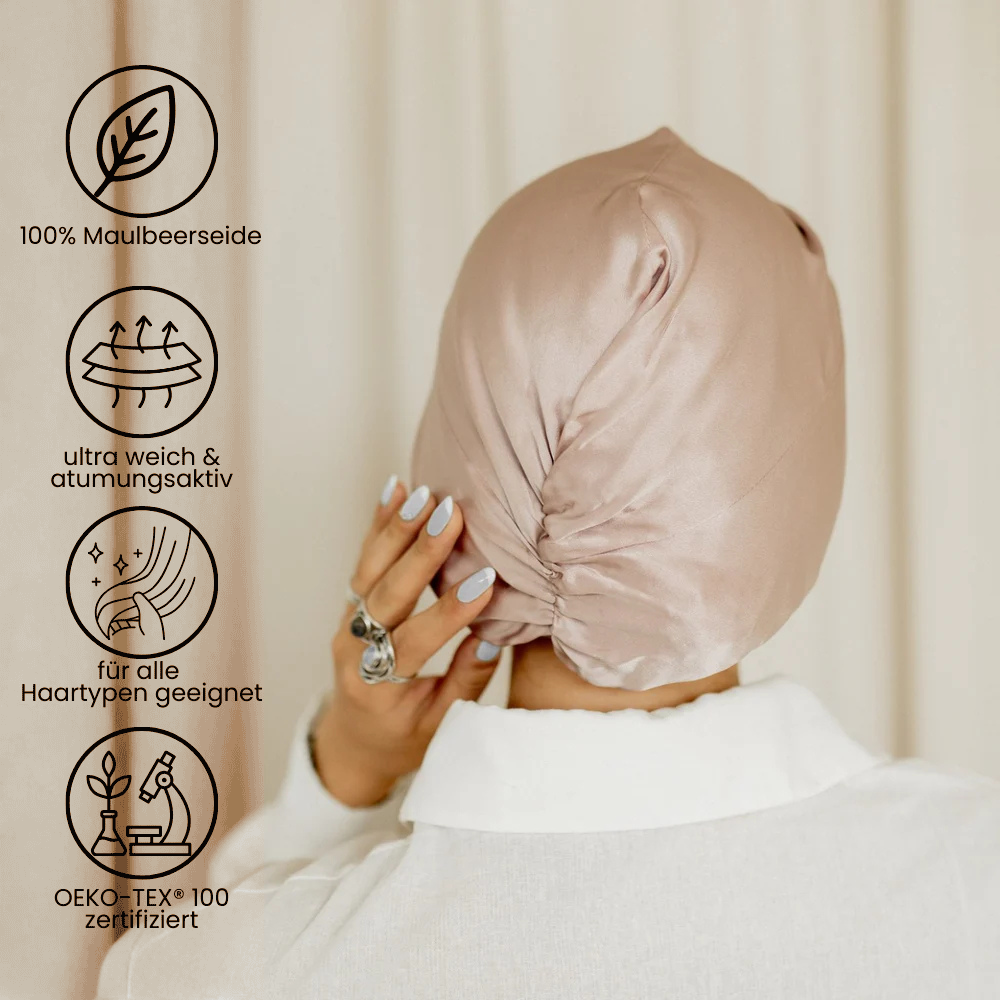 Deluxe Bonnet "Classic" + Premium Silk Pillowcase