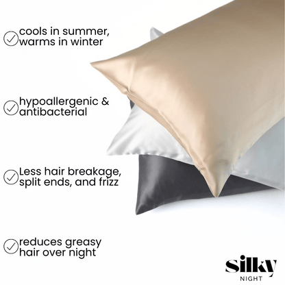 Deluxe Bonnet "Classic" + Premium Silk Pillowcase